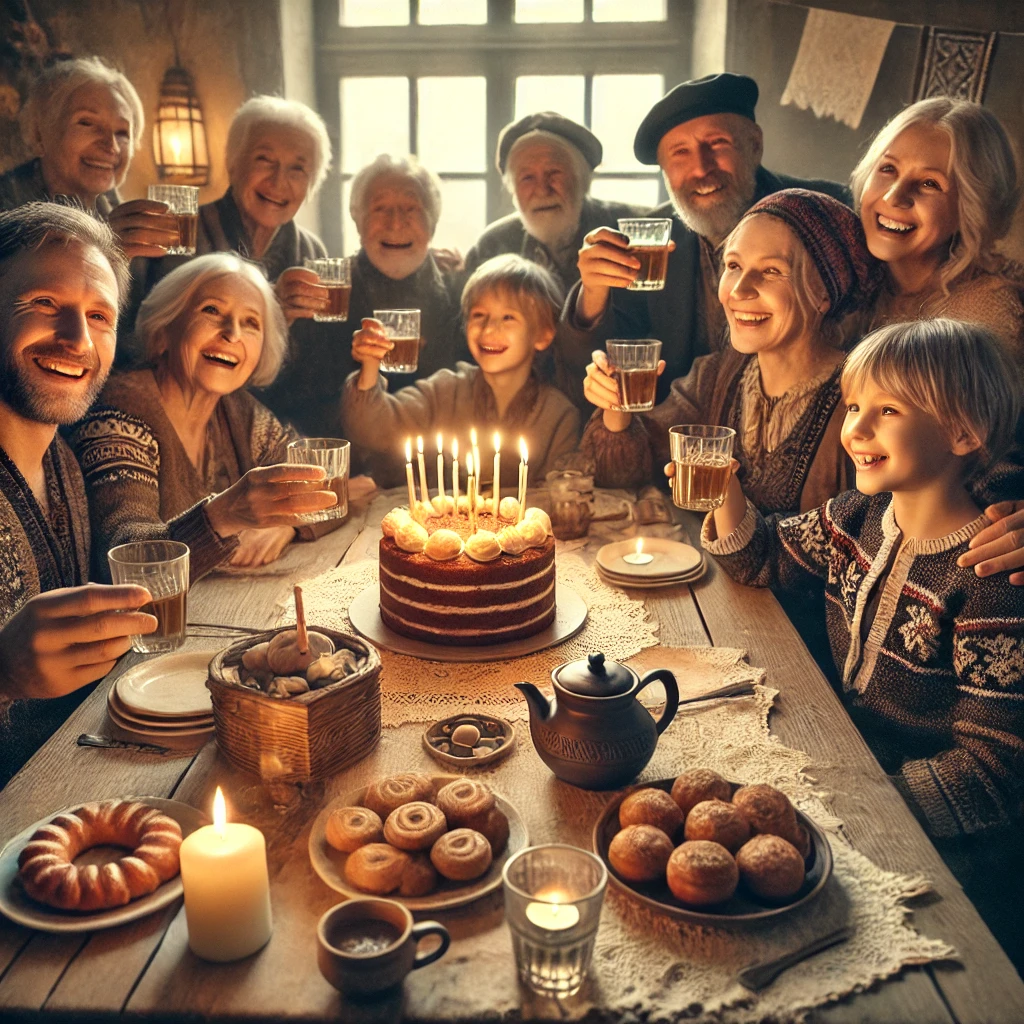 su gimtadieniu: šventinių akimirkų magija ir tradicijos