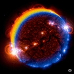 Saulės audros: nematoma grėsmė ir kosminis grožis virš mūsų galvų