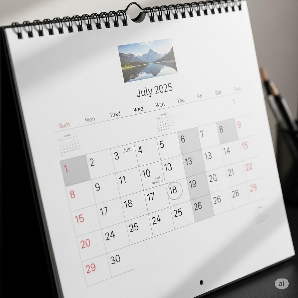 2025 metų kalendorius: viskas, ką reikia žinoti apie šventes, ilguosius savaitgalius ir produktyvų planavimą