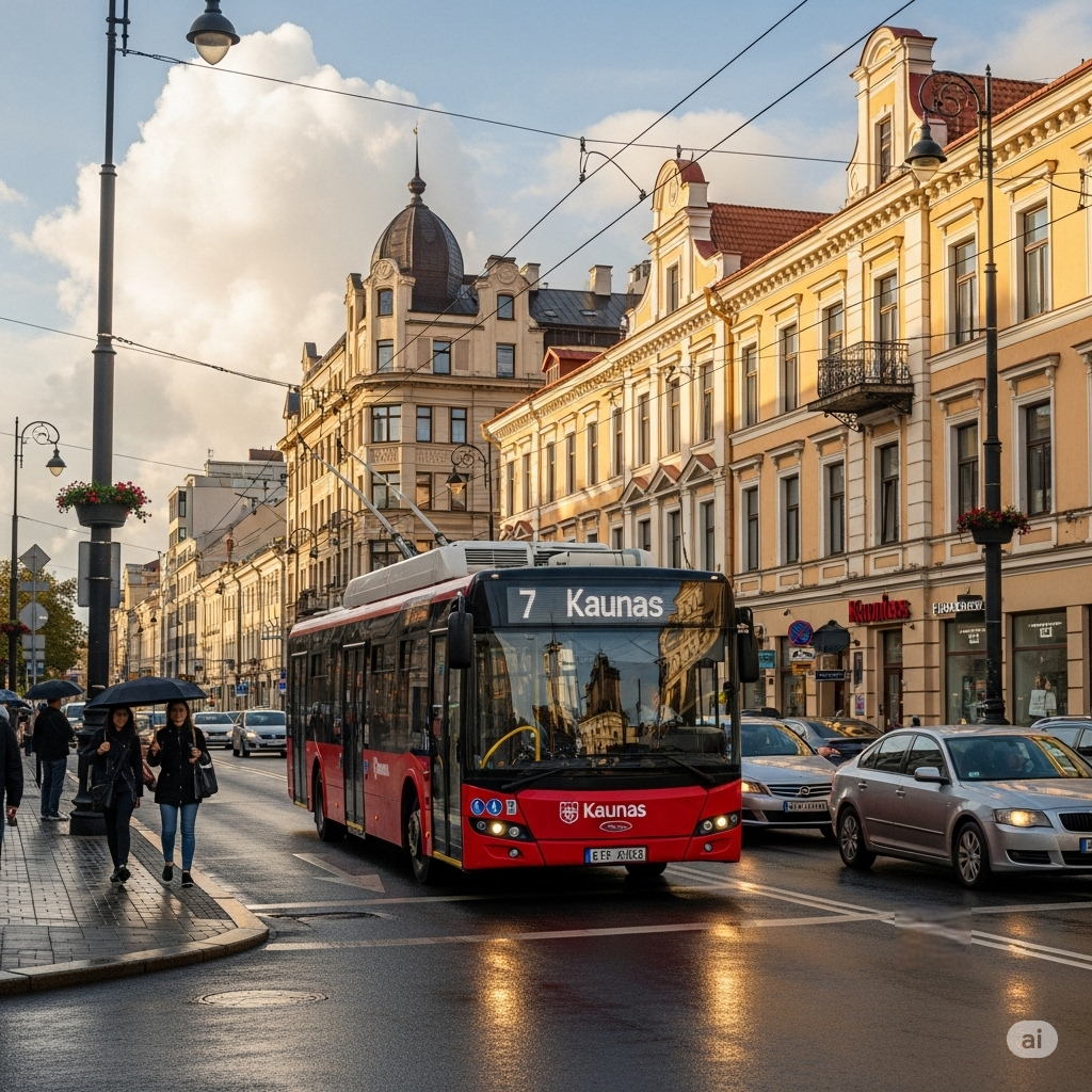 Kauno viešasis transportas: nuo arklių tramvajaus iki ateities vizijų Kauno viešasis transportas: nuo arklių tramvajaus iki ateities vizijų