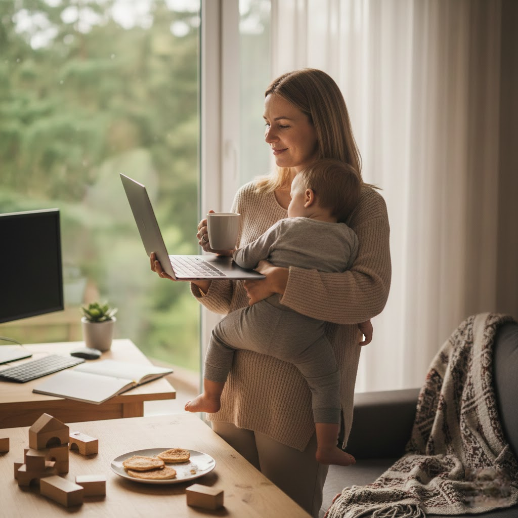 Karjera be kaltės jausmo: Kaip išlaikyti pusiausvyrą tarp profesinių ambicijų ir namų šilumos