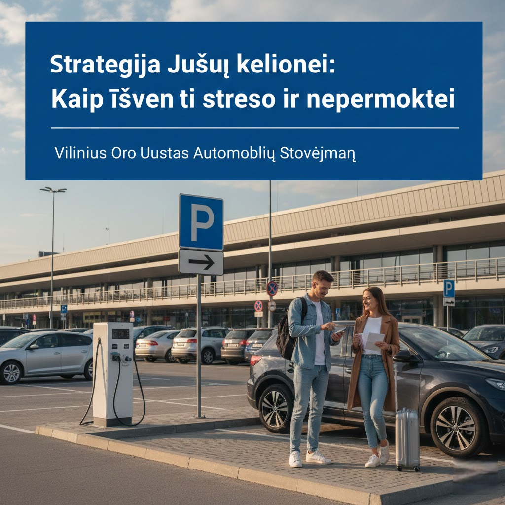 Strategija Jūsų kelionei: Kaip išvengti streso ir nepermokėti už automobilio stovėjimą Vilniaus oro uoste