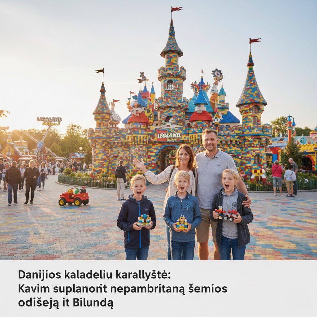 Danijos kaladėlių karalystė: Kaip suplanuoti nepamirštamą šeimos odisėją į Bilundą