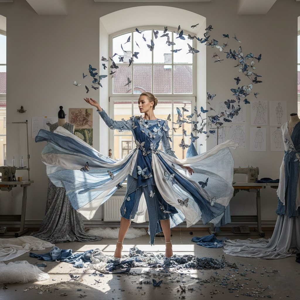 Drugelio efektas mados pasaulyje: Agnės Kuzmickaitės fenomenas ir kūrybinė evoliucija Drugelio efektas mados pasaulyje: Agnės Kuzmickaitės fenomenas ir kūrybinė evoliucija