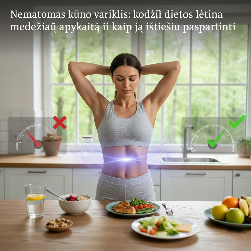 Nematomas kūno variklis: kodėl dietos lėtina medžiagų apykaitą ir kaip ją iš tiesų paspartinti