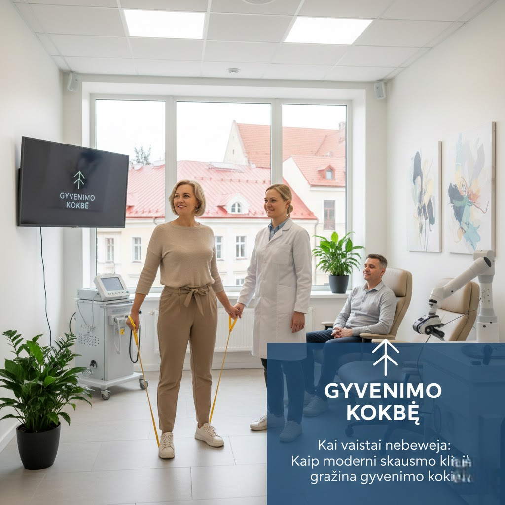 Kai vaistai nebeveikia: Kaip moderni skausmo klinika grąžina gyvenimo kokybę