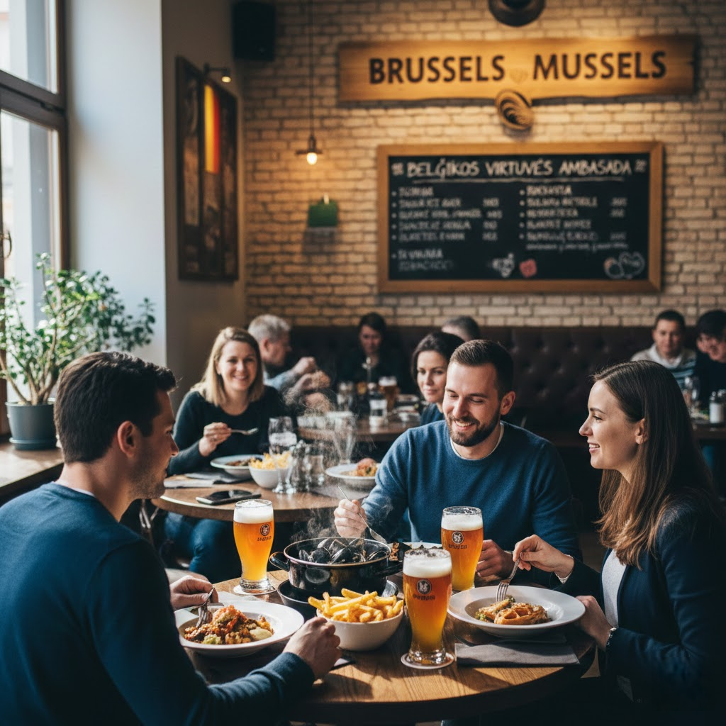 Belgiškos virtuvės ambasada: Kodėl „Brussels Mussels“ fenomenas užkariavo lietuvių širdis ir skrandžius