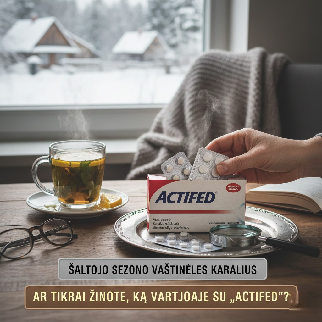 Šaltojo Sezono Vaistinėlės Karalius: Ar Tikrai Žinote, Ką Vartojate su „Actifed“? Šaltojo Sezono Vaistinėlės Karalius: Ar Tikrai Žinote, Ką Vartojate su „Actifed“?