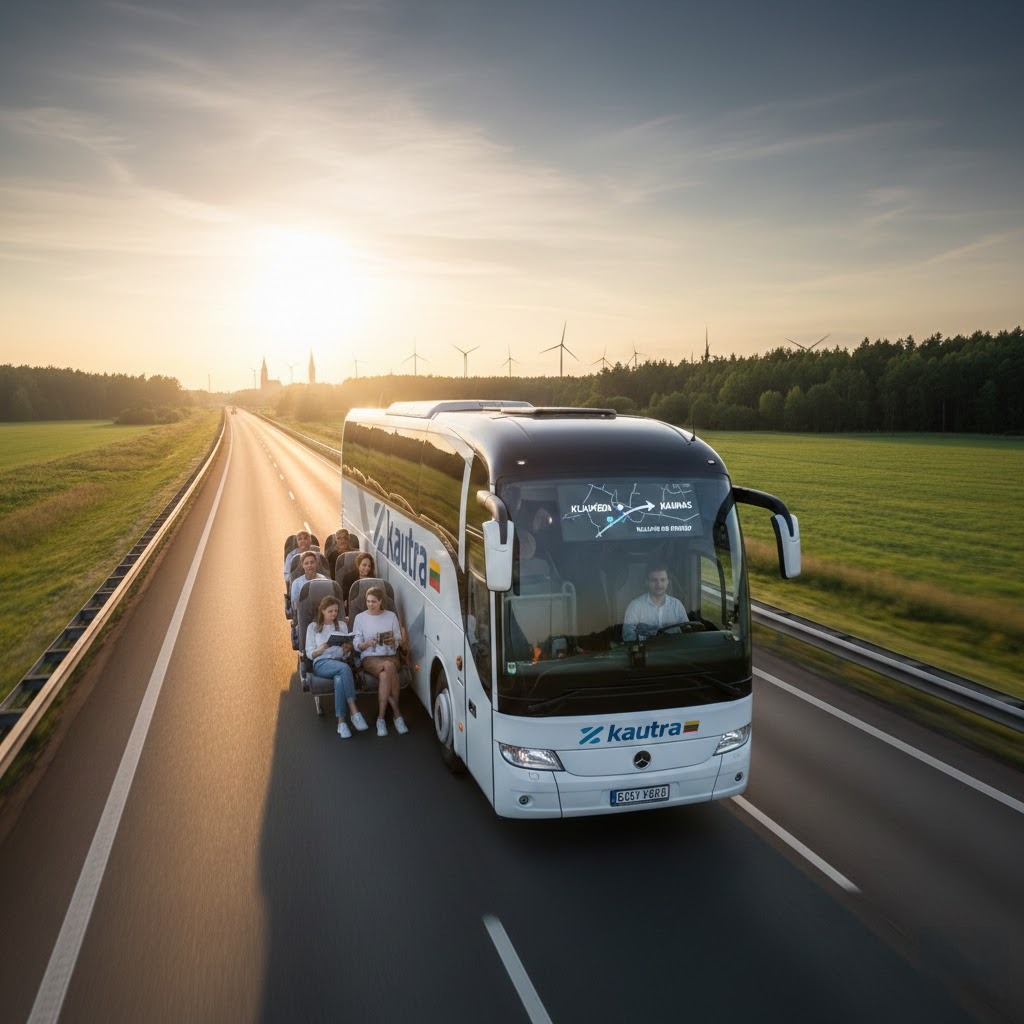 Klaipėda–Kaunas autobusu: Strategija patogiai ir greitai kelionei be vairavimo streso Klaipėda–Kaunas autobusu: Strategija patogiai ir greitai kelionei be vairavimo streso