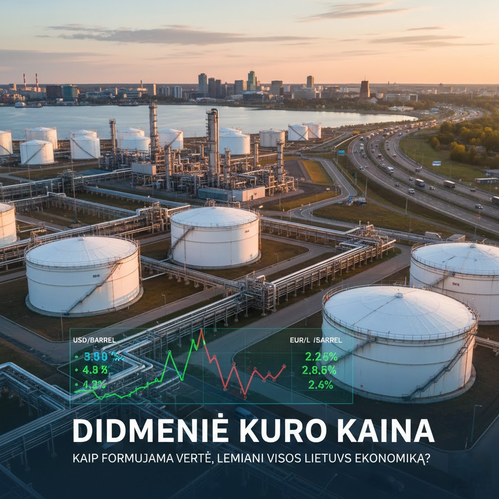 Didmeninė kuro kaina be paslapčių: kaip formuojama vertė, lemianti visos Lietuvos ekonomiką? Didmeninė kuro kaina be paslapčių: kaip formuojama vertė, lemianti visos Lietuvos ekonomiką?