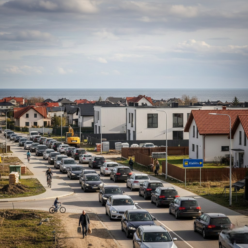 Trušeliai: Klaipėdos priemiesčio fenomenas, eismo iššūkiai ir naujakurių realybė be pagražinimų