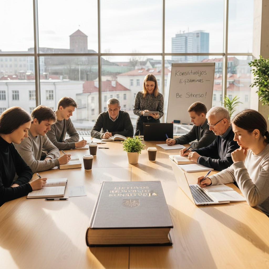 Ne tik teisininkams: Kodėl Konstitucijos egzaminas tapo nacionaliniu fenomenu ir kaip jam pasiruošti be streso Ne tik teisininkams: Kodėl Konstitucijos egzaminas tapo nacionaliniu fenomenu ir kaip jam pasiruošti be streso