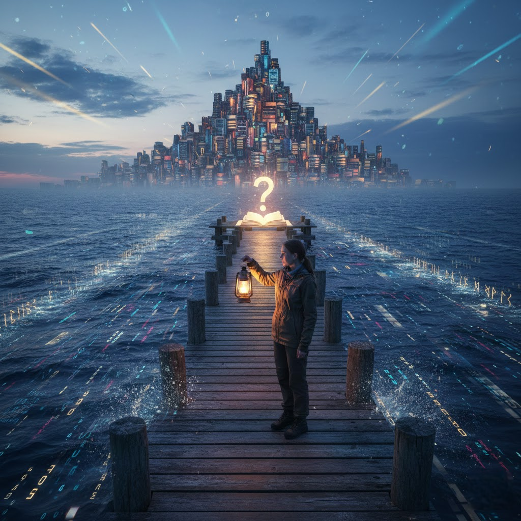 Informacijos vandenynas ir tiesos paieškos: Kaip atsirinkti teisingus atsakymus triukšmo eroje Informacijos vandenynas ir tiesos paieškos: Kaip atsirinkti teisingus atsakymus triukšmo eroje