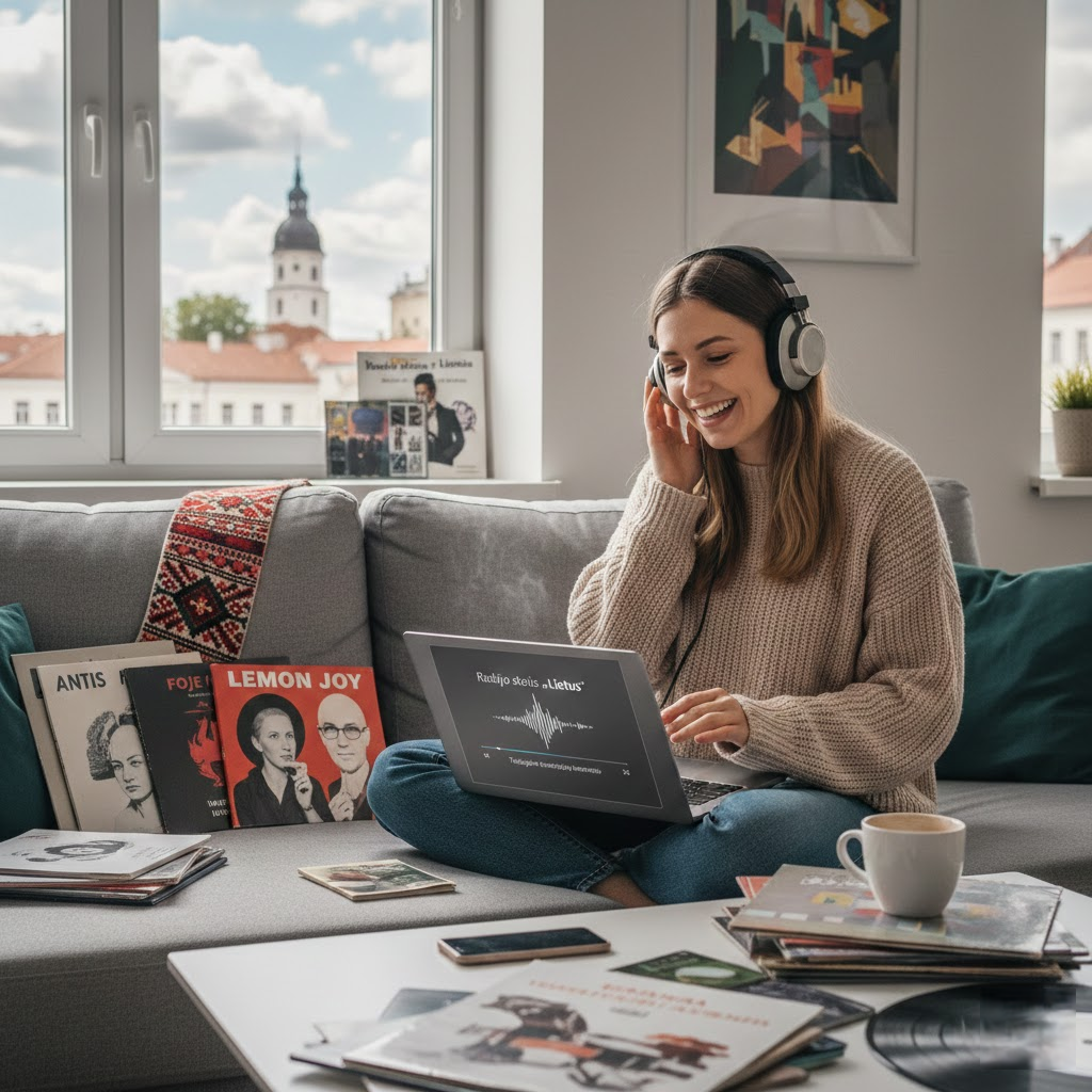 Radijo stotis „Lietus“ be trikdžių: tiesioginė transliacija internetu ir lietuviškos muzikos fenomenas
