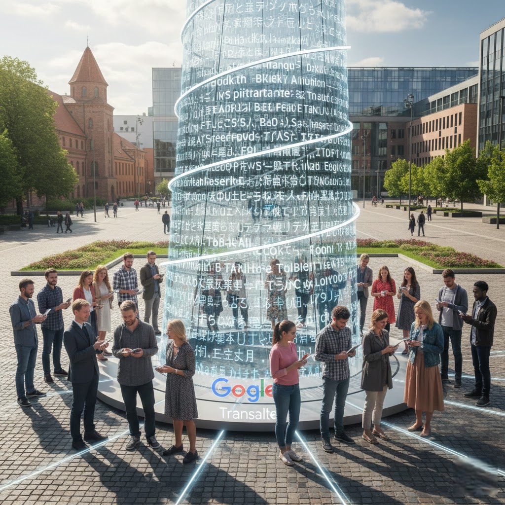 Skaitmeninis Babelio bokštas: Kaip Google vertėjas keičia mūsų santykį su užsienio kalbomis