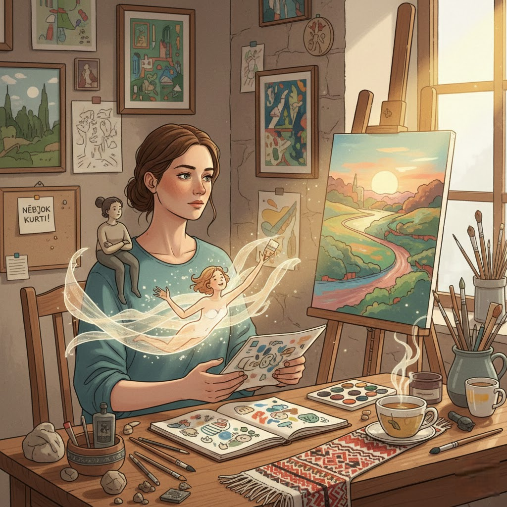 Kūrybinio prado anatomija: Kaip išlaisvinti vidinį kūrėją ir nutildyti vidinį kritiką