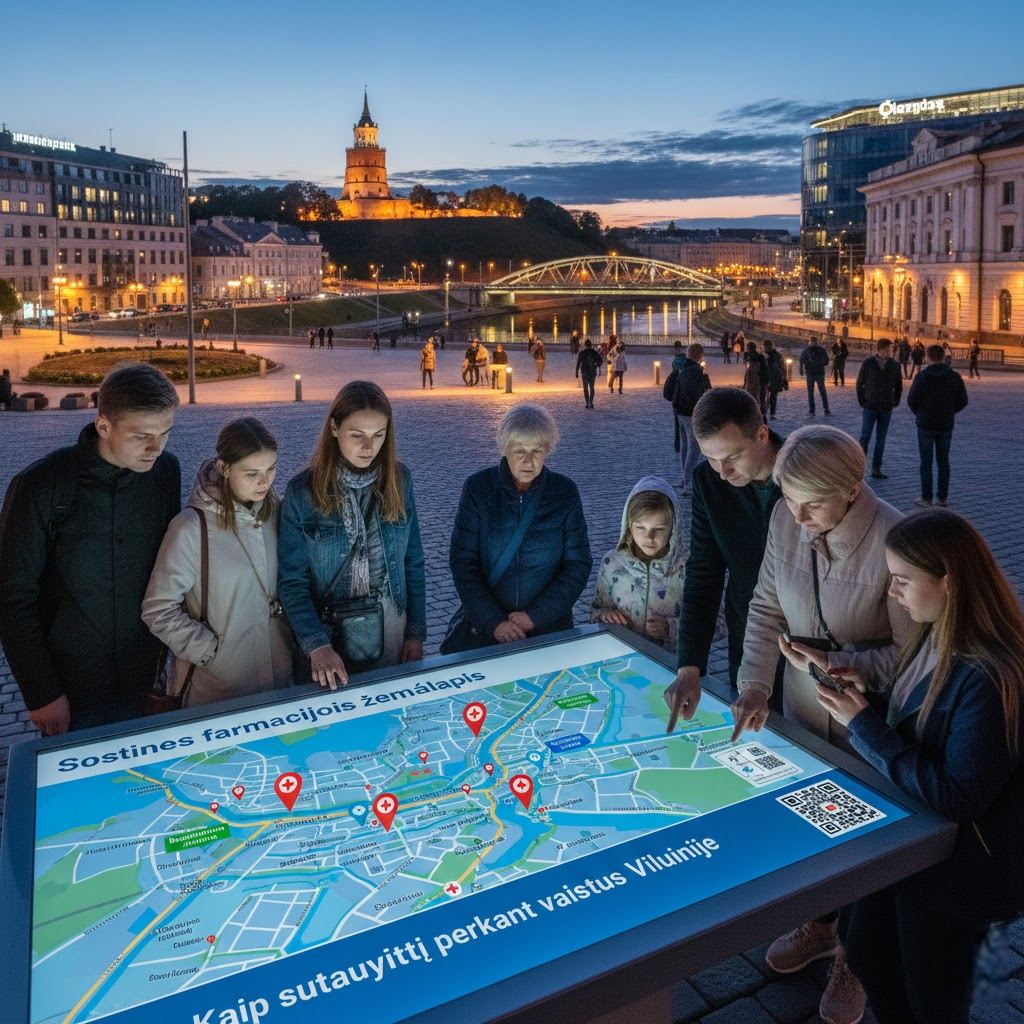 Sostinės farmacijos žemėlapis: kur kreiptis ištikus bėdai, budinčios įstaigos ir kaip sutaupyti perkant vaistus Vilniuje