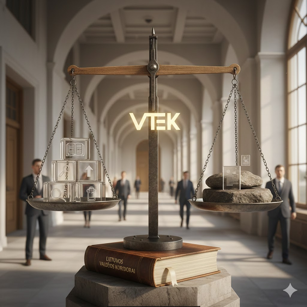 VTEK Svarstyklės: Kaip Matuojamas Skaidrumas Lietuvos Valdžios Koridoriuose