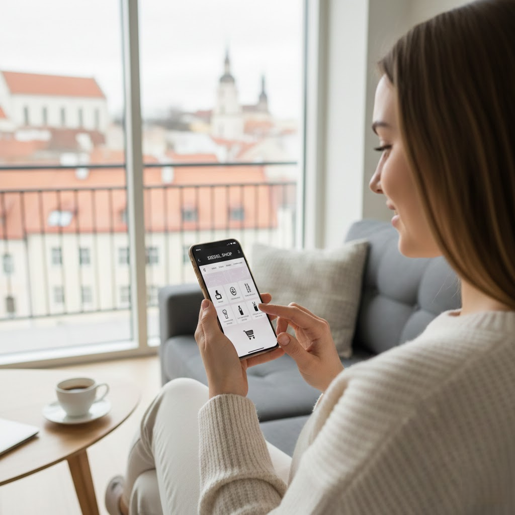 Grožio Imperija Tavo Telefone: Kaip „Siegel Shop“ Tapo Daugiau Nei Eiline Parduotuve