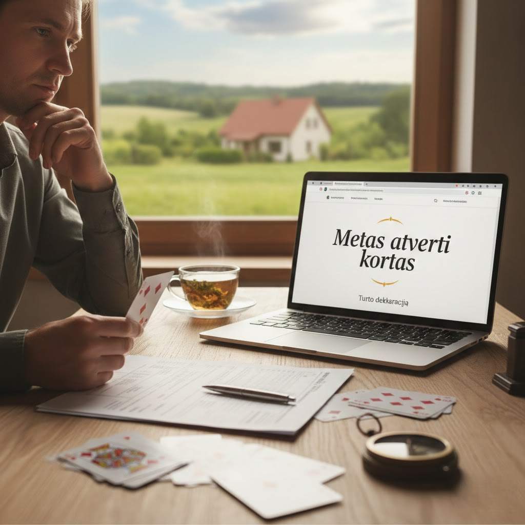 Metas atverti kortas: Kaip teisingai užpildyti turto deklaraciją ir kodėl tai naudinga jūsų ramybei Metas atverti kortas: Kaip teisingai užpildyti turto deklaraciją ir kodėl tai naudinga jūsų ramybei