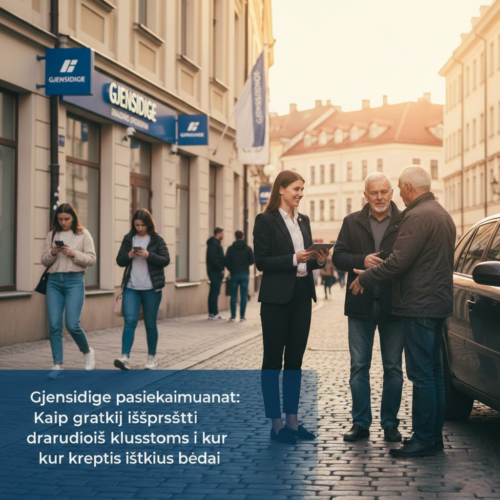 Gjensidige pasiekiamumas: Kaip greitai išspręsti draudimo klausimus ir kur kreiptis ištikus bėdai