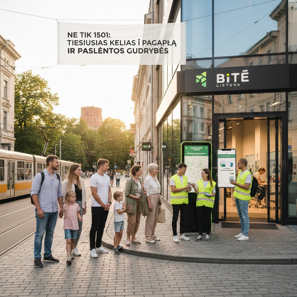 Ne tik 1501: Tiesiausias kelias į „Bitė Lietuva“ pagalbą ir paslėptos klientų aptarnavimo gudrybės
