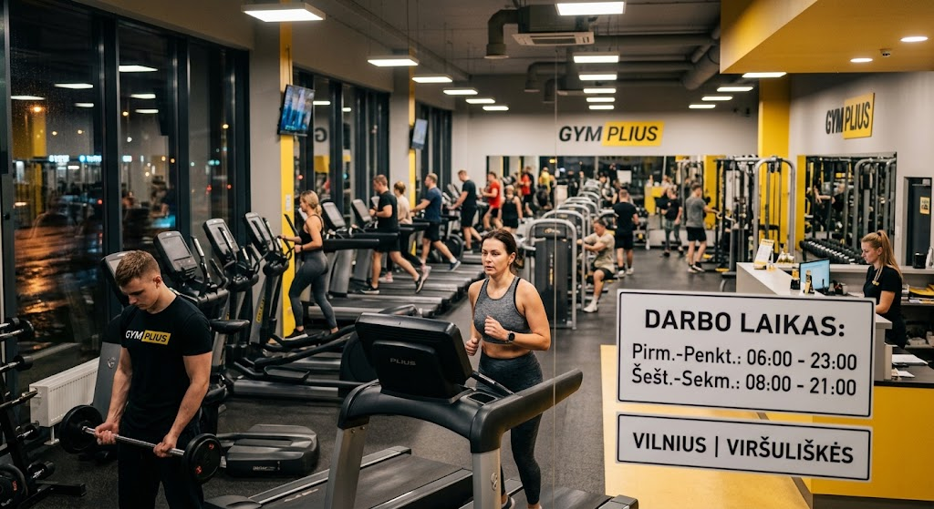 Gym Plius Darbo Laikas Vilniuje: Kada Geriausia Sportuoti? Gym Plius Darbo Laikas Vilniuje: Kada Geriausia Sportuoti?
