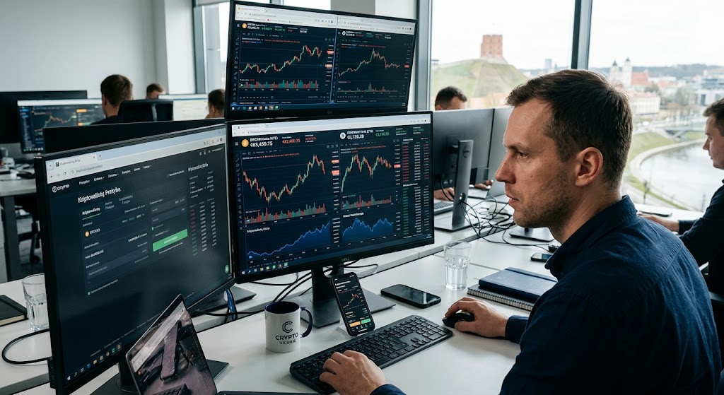 kriptovaliutos kursas, bitcoin kaina, ethereum verte, kriptovaliutu rinka, kriptovaliutu analize, kriptovaliutu birza, rinkos kapitalizacija, kripto kainu svyravimai, kriptovaliutu prekyba, skaitmenine valiuta